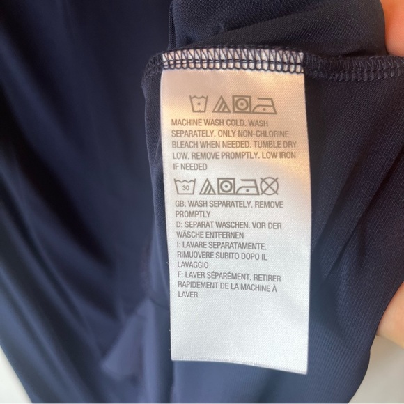 Susan Graver swing dress 1X Knee length Sleeveless Navy blue Stretch Flowy midi - Picture 8 of 9